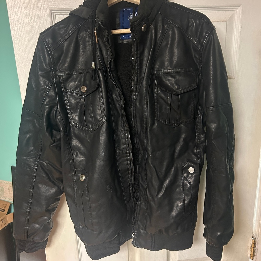 Men's chaos crucker  c&c Leather Jacket